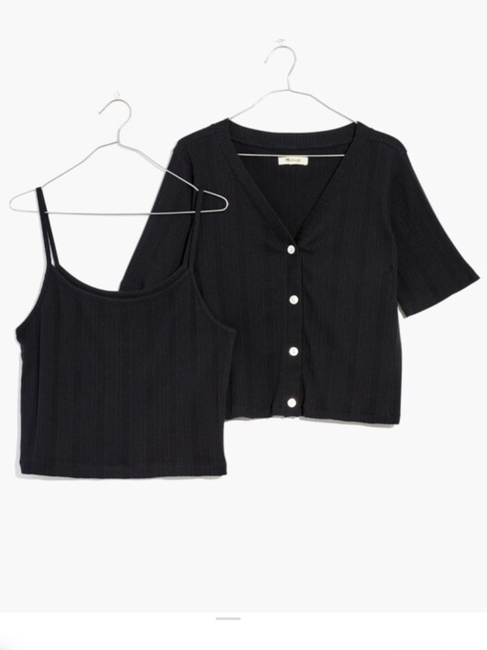 Madewell Pointelle Cardigan Twin Set